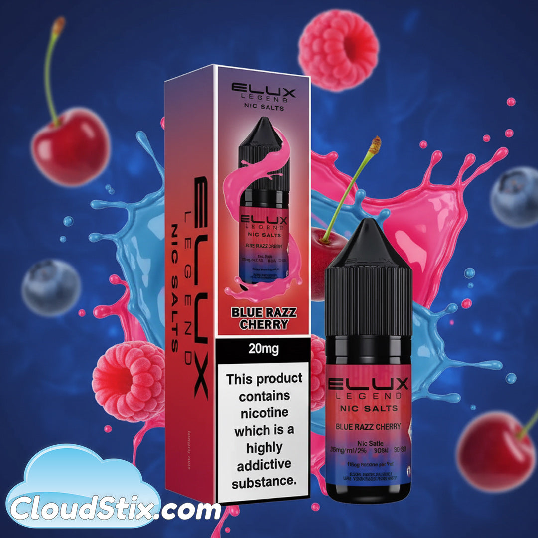 Elux Blue Razz Cherry E Liquid-Elux Blue Razz Cherry E Liquid