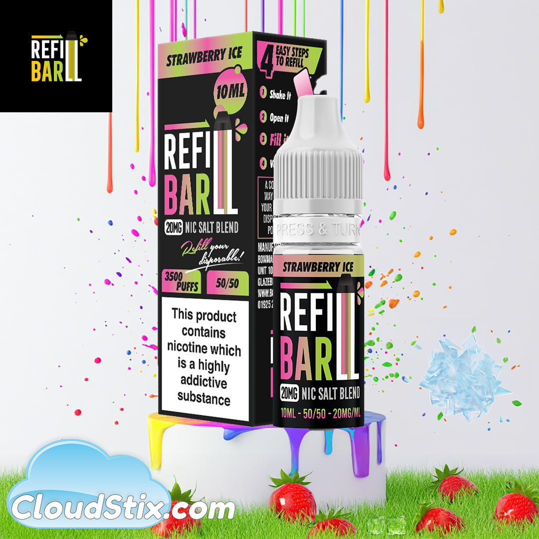 Strawberry Ice E Liquid-Strawberry Ice E Liquid