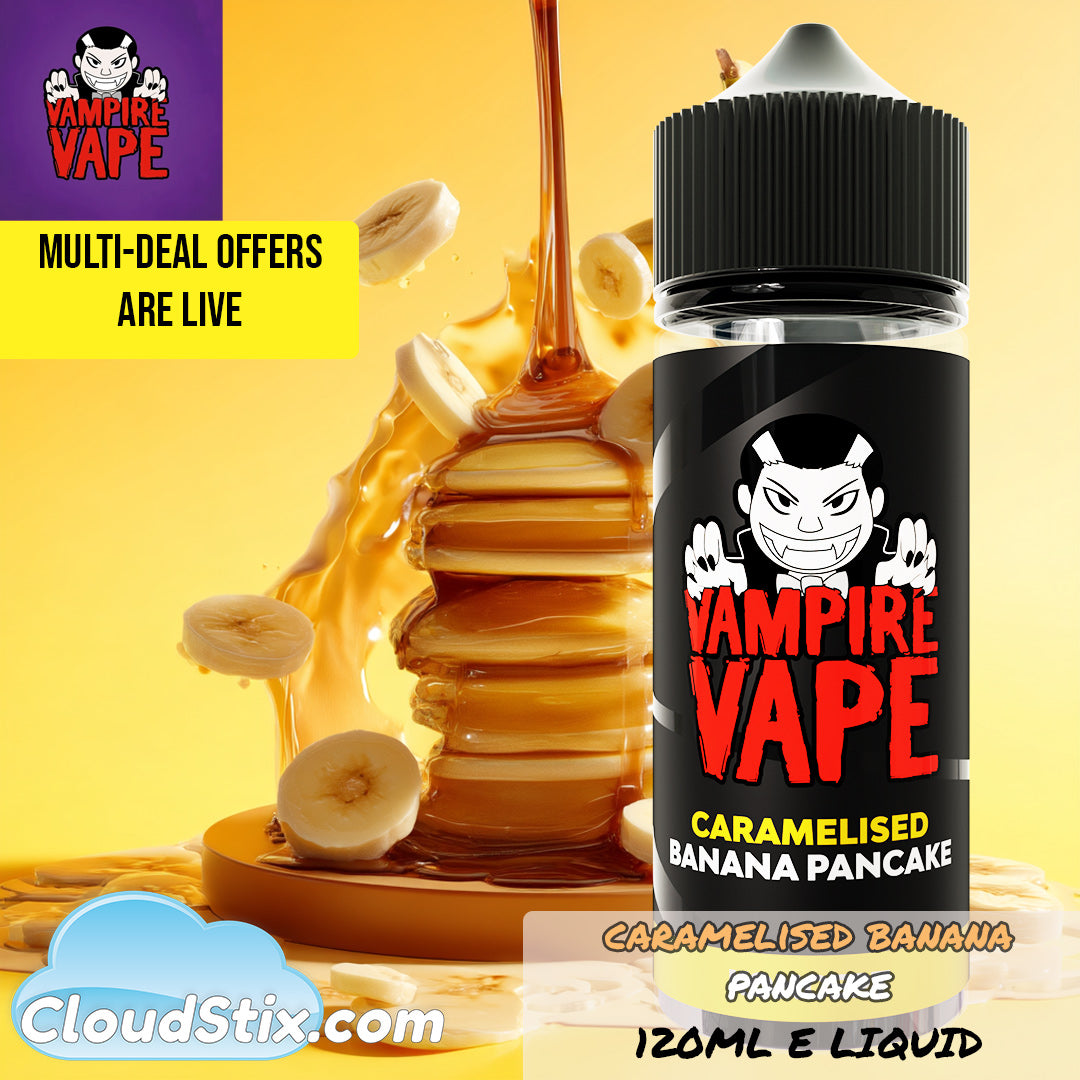 Caramelised Banana Pancake E liquid-Caramelised Banana Pancake E liquid