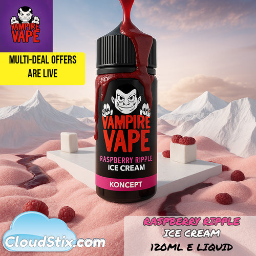 Raspberry Ripple 120ml E Liquid