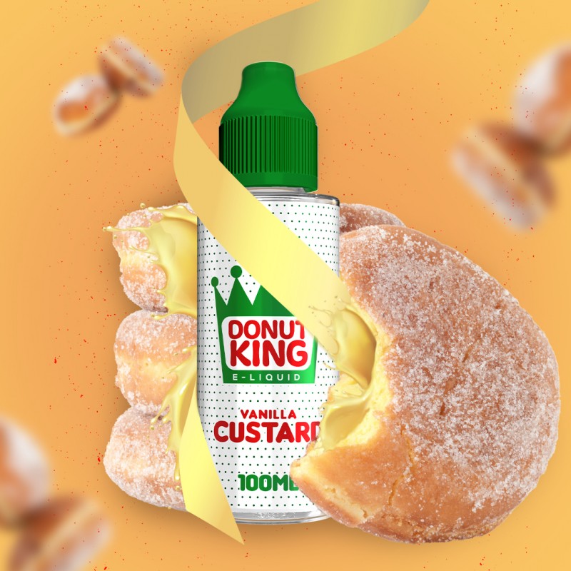 Vanilla Custard Donut King E Liquid UK - Cloudstix