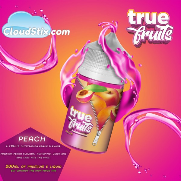 True Fruits Peach E Liquid